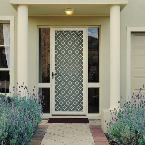 Amplimesh SecuraMesh security door.