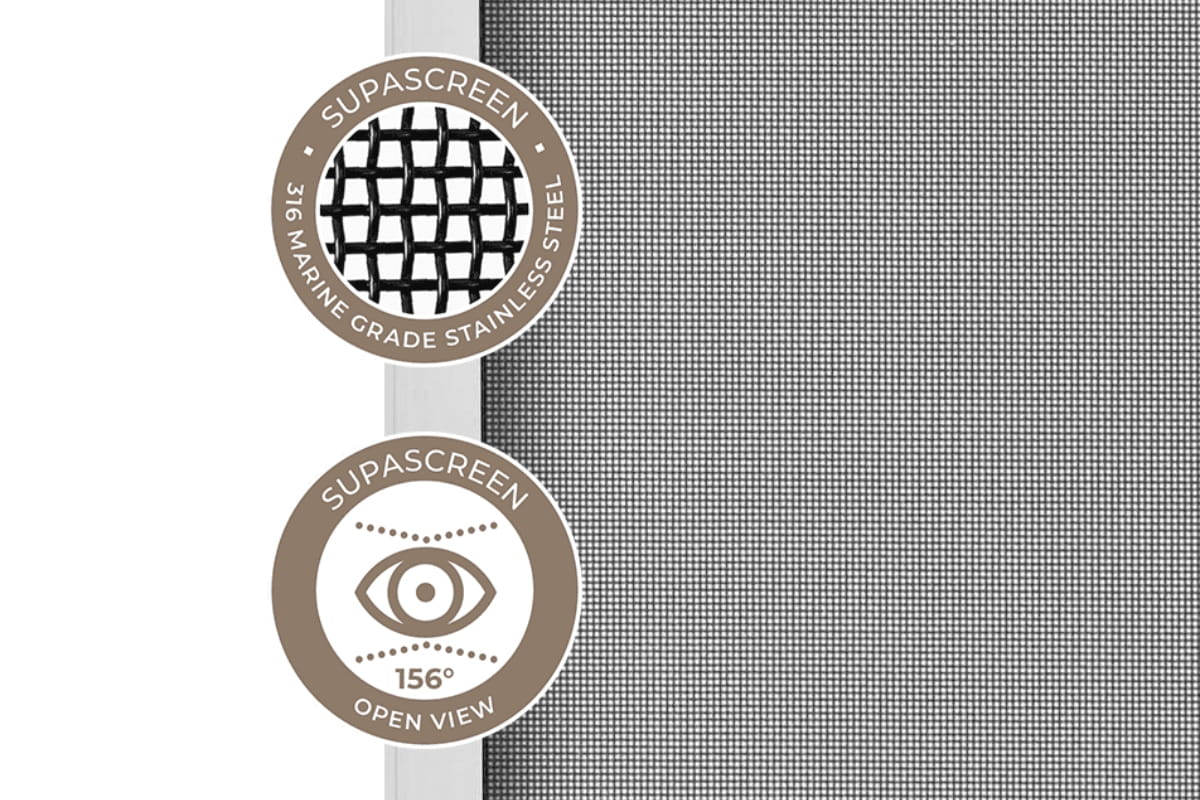 What Makes a Barrier Door Different From a Security Door? 5 Close up of SupaScreen details.