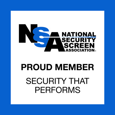 National Security Screen Association member logo - Security that performs.