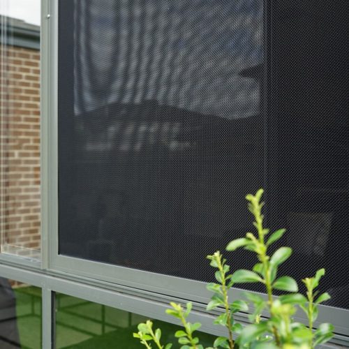 Window security screen made for easy exit.