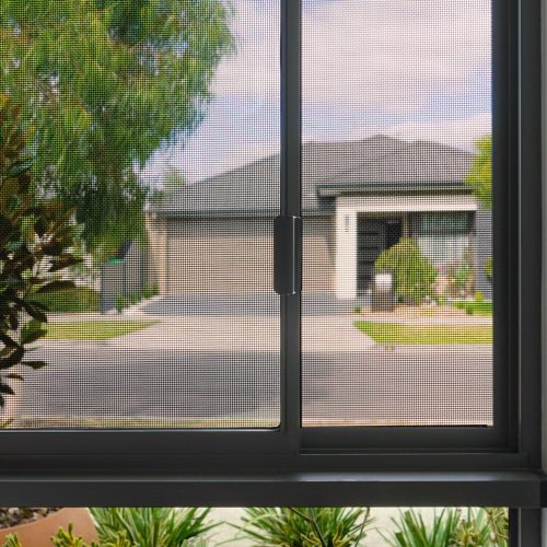 Fixed window security screens.