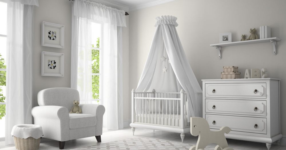 Consider how safe your home furniture is for a baby.