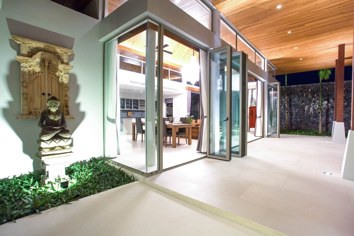 Open up your living area and keep your home safe with bi-fold doors.