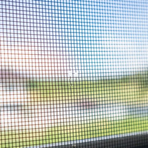 Damaged flyscreens can be replaced with security mesh.
