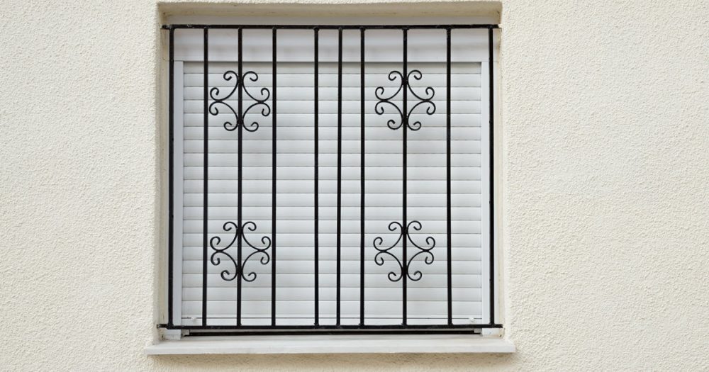 Decorative security bars look great and provide an added level of home security.