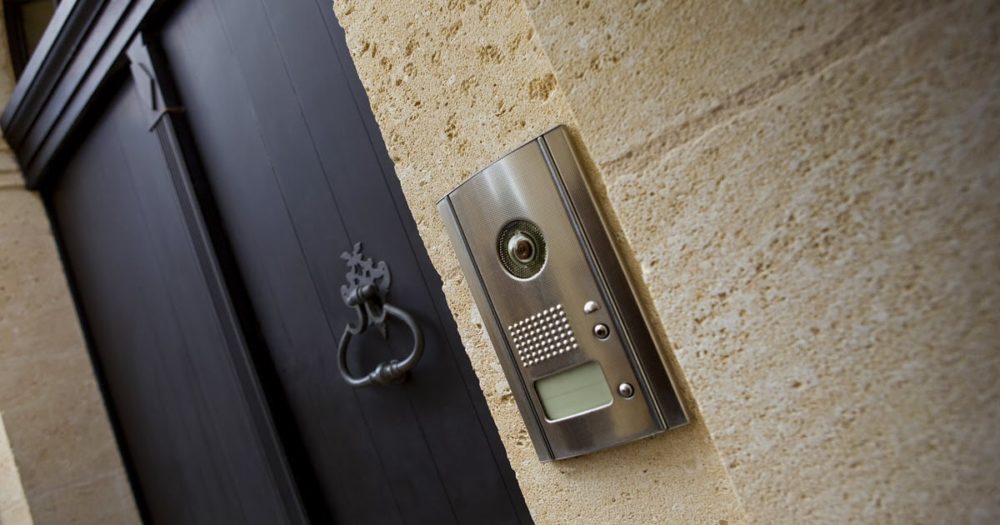Digital peepholes allow you to see who is visiting your home before you grant access.