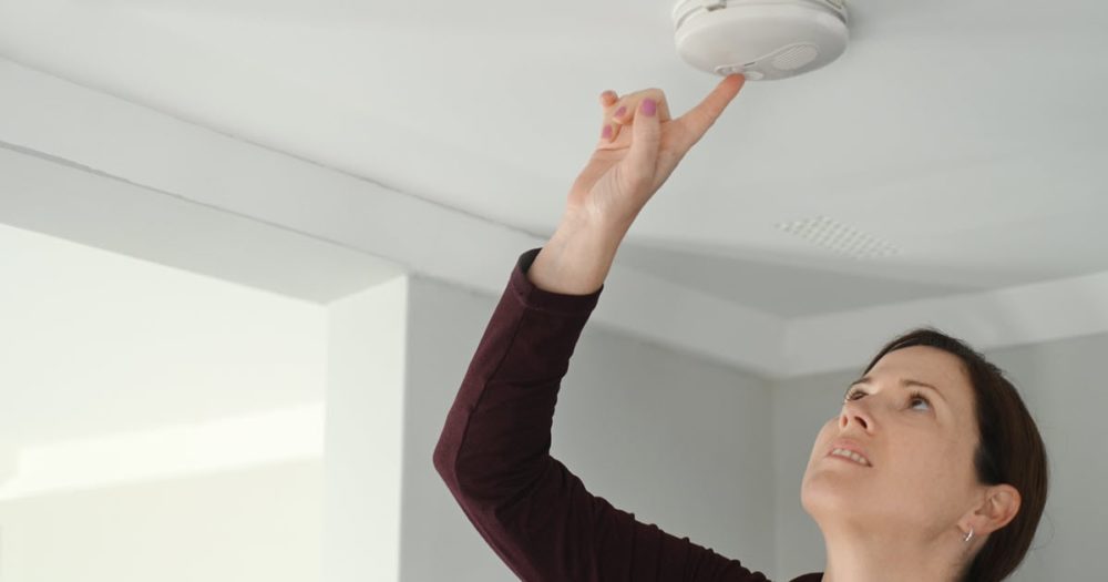 Checking your smoke alarm every few months will alert you in the event of a fire.