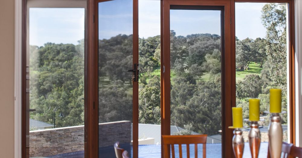 Make the most of your natural light and let the cool air in with security screen doors.