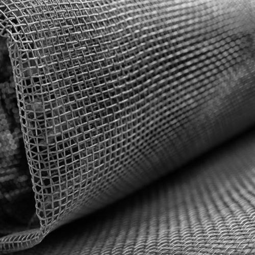 A roll of fly screen mesh.