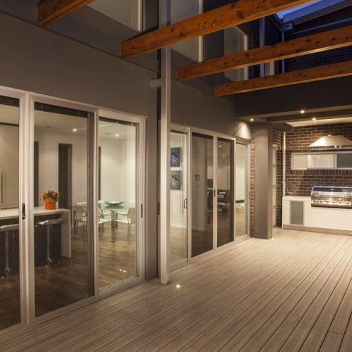Security screens installed in this local Australian property made a visual impact.