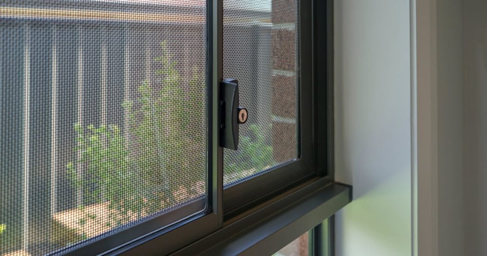 Security screens help prevent insects and pests from entering your property.